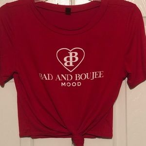 Very trendy bad and boujee t-shirt